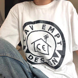 Cavempt Ce Life Cav @ Empt 2020ss Ce Simple Letters All-Match Cotton Men and Women Short Sleeve