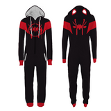 Men Spider Hoodie Spider-Man One-Piece Pajamas