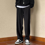 Men Suit Pants Casual Pants Season Draping Wide Leg Ruffle Handsome