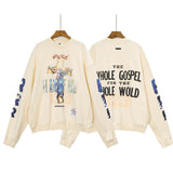 Rrr123 Sweatshirt Joint Name Fog Personality Printed Crew Neck Sweatshirt