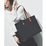The Teacher Tote Tote Bag Big Bag Shoulder Bag Women's Bag Autumn and Winter Simplicity Commuter Soft Leather Large Capacity