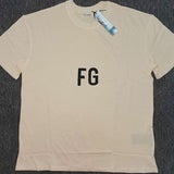 Fog T Shirt Tshirt Short Sleeve FG Men and Women Same Hip Hop Loose Tshirt plus Size Retro Sports Fear Of God essential
