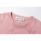 Men's T Shirt Summer Casual Tops Short Sleeve T-shirt Men's High Street Fashion Brand round Neck Half Sleeve BF Idle Style Trendy Loose Half Sleeve