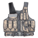 Tactics Style Men's Outdoor Vest Tactical Vest Training Vest Camouflage Breathable Workout Devices Tactics