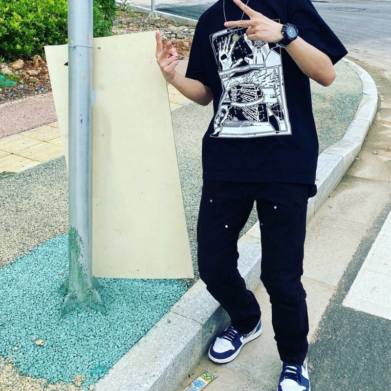 Cavempt Ce C.E/Cave @ MPT Comics Male and Female Couple Short Sleeve