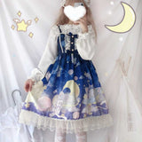 Gothic Lolita Harajuku Style Clothing Observer JSK Lolita Dresses Gradient Lolita