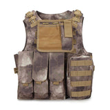 Tactics Style Men's Outdoor Vest Tactical Vest Tactical Vest Camouflage Vest Outdoor Combat