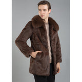 Beaver Coat Men's Imitation Fur Coat Men's Clothing Warm plus Size