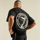 Present Angel T Shirt Letter Angel Badge Vintage Loose T-shirt