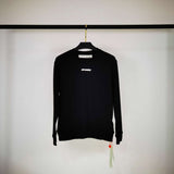 Off White Sweatshirts Long Sleeve round Neck Neck Sweater