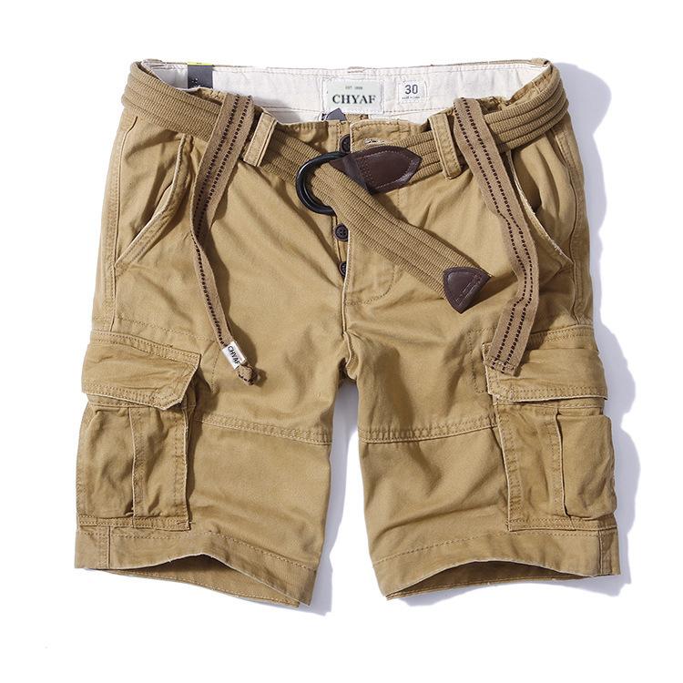 Mens Cargo Shorts Summer Casual Shorts Cotton Loose Camouflage Cargo Pants Men's Youth Straight Men's Pants