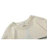 Fog T Shirt Double Line High Street FivePointed Star Short Sleeve Tshirt for Men and Women Fear Of God