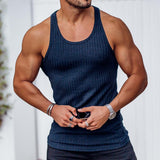 Man Tanks Summer Sports Slim-Fitting Vest Men