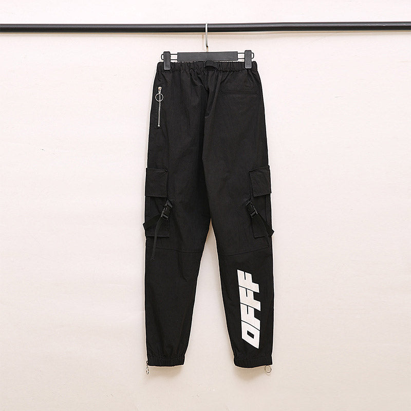Off White Winter Pants Off Letter Print Casual Versatile Pants Overalls Sweatpants