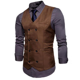 Mens Dress Vests Men's Vest Casual Jacket Business Waistcoat Men's Casual Suit Vest