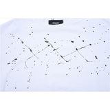 Men's T Shirt Summer Casual Tops Printed Short Sleeve T-shirt Men's round Neck Half Sleeve BF Idle Style Trendy Loose Half-Sleeved T-shirt