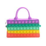 Bubble Pop Handbag Handbag Female Decompression Toy Double-Sided Bubble