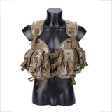 Tactics Style Men's Outdoor Vest Tactical Vest Multi-Functional Tactical Vest Field Bulletproof Camouflage Suit