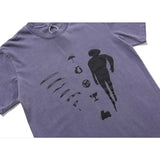 Cavempt Ce Life Purple Men's and Women's Short-Sleeved T-shirt
