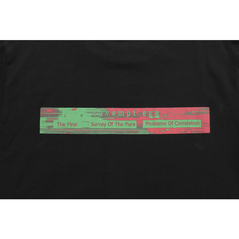 Cavempt Ce Life Cav Rainbow Bar Color Pull Print Men's and Women's T-shirt Short Sleeve