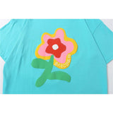 Men's T-shirt Summer Casual Tops Printed Short-Sleeved T-shirt Men's Half Sleeves Pullover Idle Style Trendy Loose Half-Sleeved T-shirt