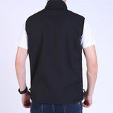 Mens Golf Vest Sports Slim Jacket Men's Sport Leisure Vest Spring and Autumn Outdoor Casual Vest Men