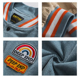 Letterman Jacket Outfit Senior Jackets Varsity Baseball Coat Men's Spring and Autumn Casual Jacket Men's Top