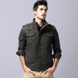 Men Fit Bomber Jacket Windbreaker Moto Street Coat Fall Winter Men's Jacket Cotton Loose Embroidered Military Suit plus Size Men's Jacket