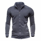 Tactics Style Men Sweatshirts & Hoodies Men's Sports Sweater Stand Collar Sweater Coat