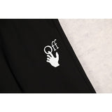 Off White Winter Pants Spring and Autumn Square Casual Trousers Men and Women
