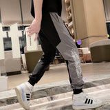 CHH Chrome Heart CHH Spring/Summer Stitching Casual Trousers for Men and Women Ankle Banded Pants