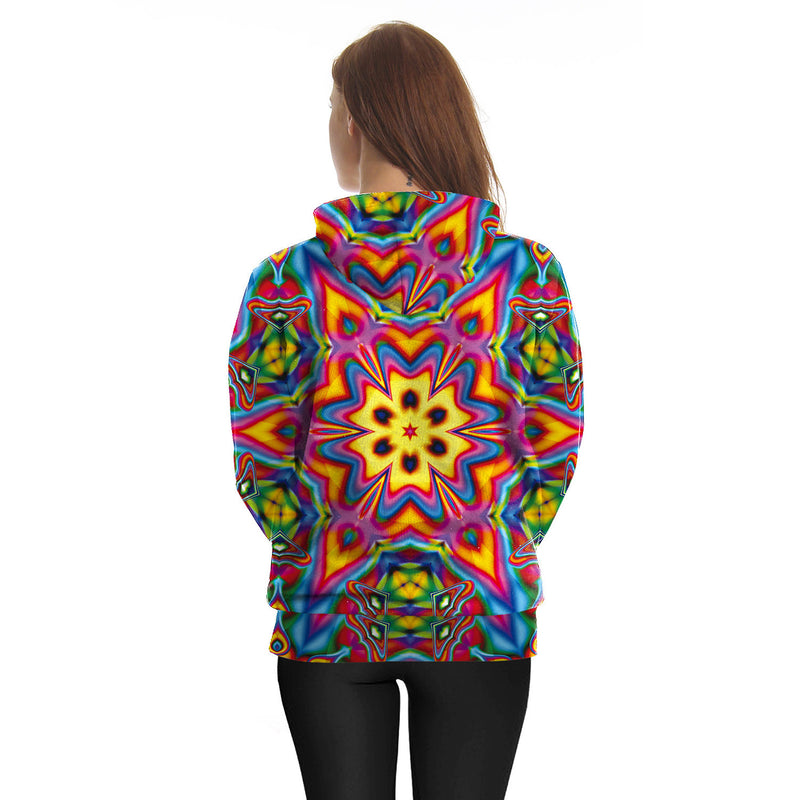 Ugly Christmas Sweater Autumn and Winter Digital Printing Loose Hooded Sweater plus Size