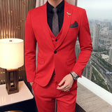 Casual Groom Attire Tuxedo Suits for Men Business Men Suit Men Bridegroom Wedding Suit