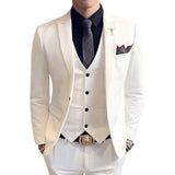 Casual Groom Attire Tuxedo Suits for Men Business Men Suit Men Bridegroom Wedding Suit