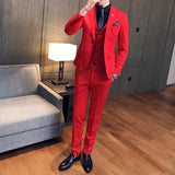 Casual Groom Attire Tuxedo Suits for Men Business Men Suit Men Bridegroom Wedding Suit