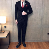 Casual Groom Attire Tuxedo Suits for Men Business Men Suit Men Bridegroom Wedding Suit
