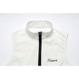 Mens Golf Vest Sports Slim Jacket Men's Sport Leisure Vest Spring and Autumn Fashion Sports Vest Vest