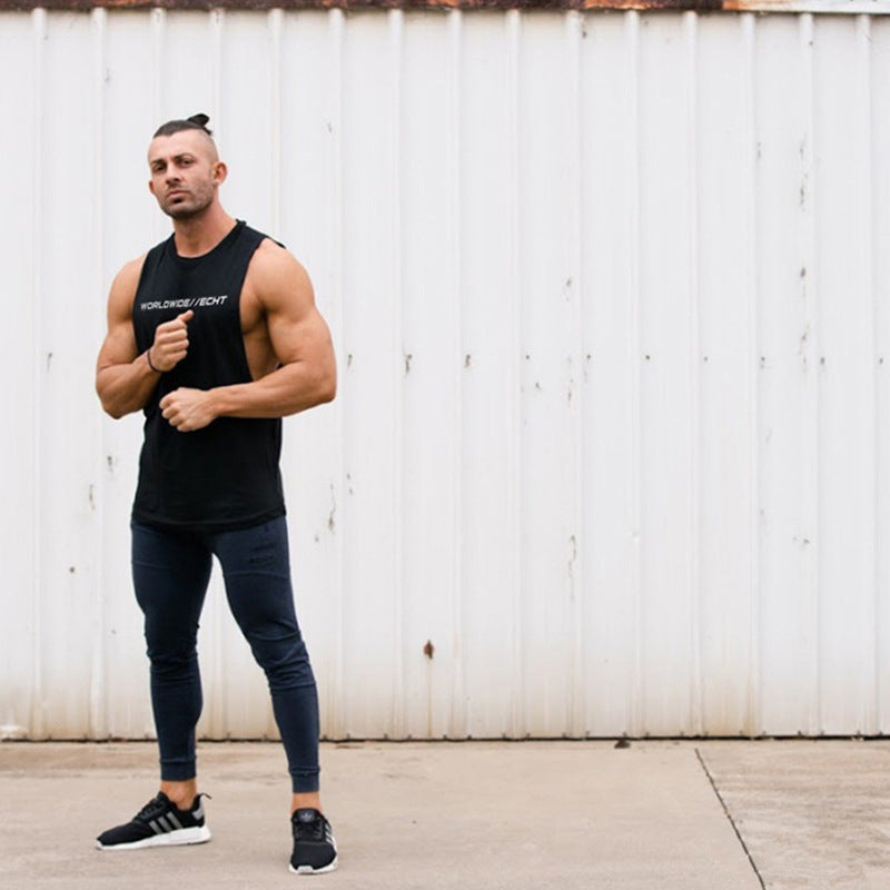 Man Tanks Exercise Sleeveless Loose Vest