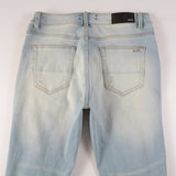 Amiri Jeans Casual Hip Hop Wash Splash-Ink Painted Slim Jeans Casual Fashionable 6589