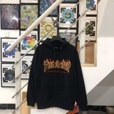 Thrasher Hoodie Flame American Style Loose Hooded Sweater for Men and Women Autumn and Winter