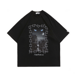 Blackair T Shirt Summer Short Sleeve Black Printed T-shirt