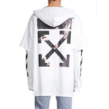 Off White Hoodie Pullover Sweatshirts Men's Plus Size Sweater Owt Casual Fashionable Comfortable