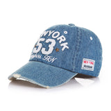 Yankee Baseball Cap Denim Baseball Cap Outdoor Leisure