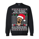 Black Christmas Sweater 3D Printed Crew Neck Sweatshirt Women