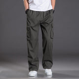 Baggy Cargo Pants for Men Casual Pants Men Loose Casual Pants Men Autumn and Winter plus Size Multi-Pocket Trousers plus Size Retro Sports