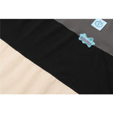 Men T Shirt Summer Casual Tops Loose Color Matching Half Sleeve