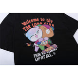 Men's T Shirt Summer Casual Tops Cartoon Bear Printed Short Sleeve T-shirt Fashion Brand Half Sleeve Street Fashion Loose Couple Half Sleeve