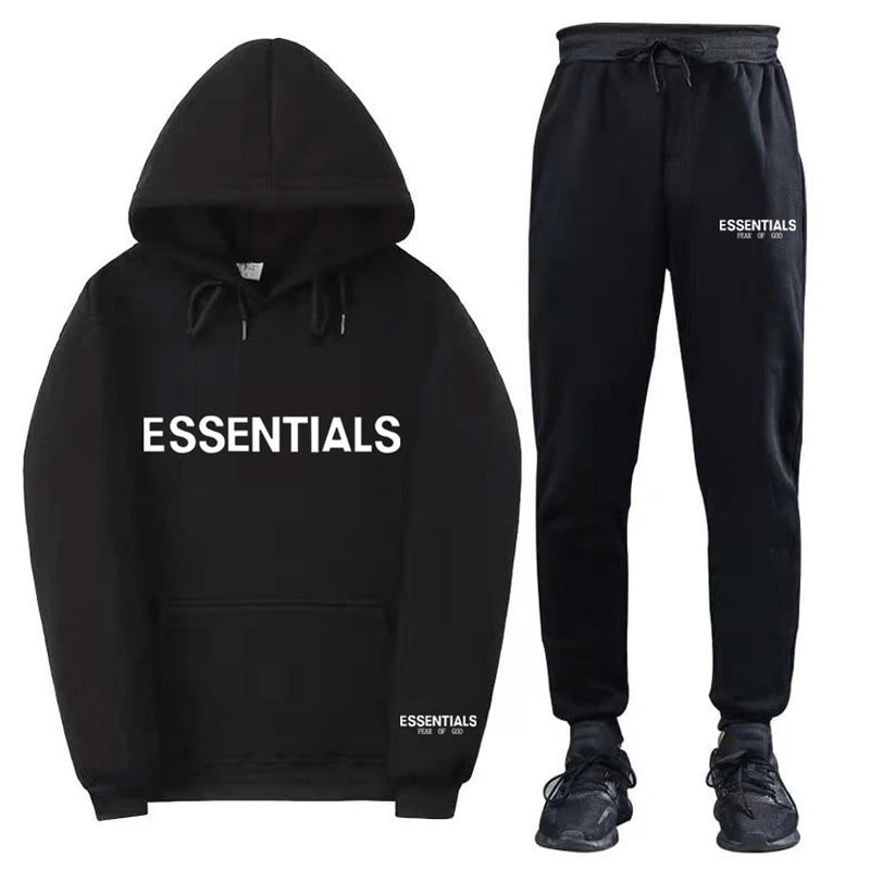 Fear Of God Fog Essentials Set Sweater Men and Women Double Line High Street Fashion Brand Fall Winter Coat