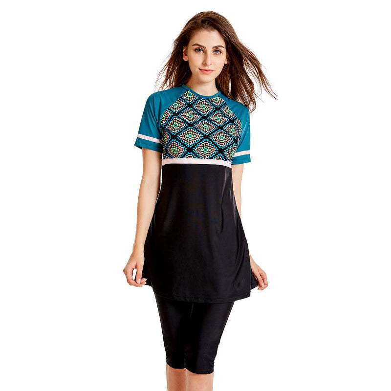 Burkini Swimwear Muslim Fashion Outfits Ladies Conservative Beach Swimsuit Sun Protection Beachwear