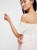 Women Dresses Embroidered off-the-Shoulder Split Dress